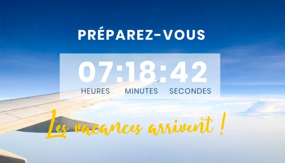 Nouveau : le template personnalisable Compte à rebours