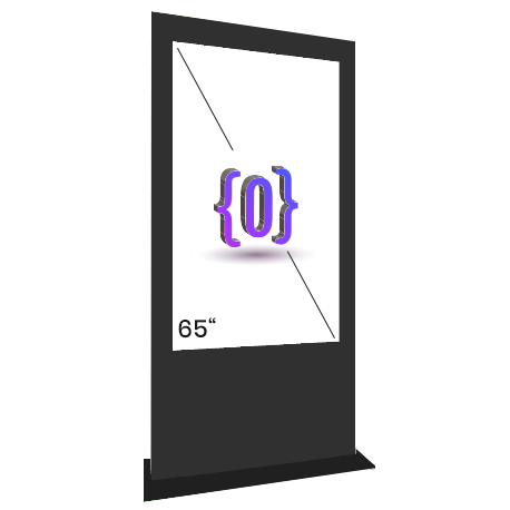 PRO DISPLAY Totem_65 pouces