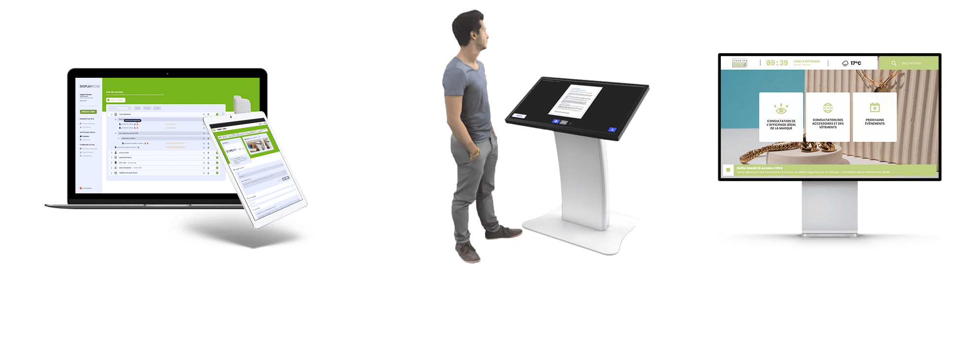 Possibilite de diffusion solution DisplayCity schema