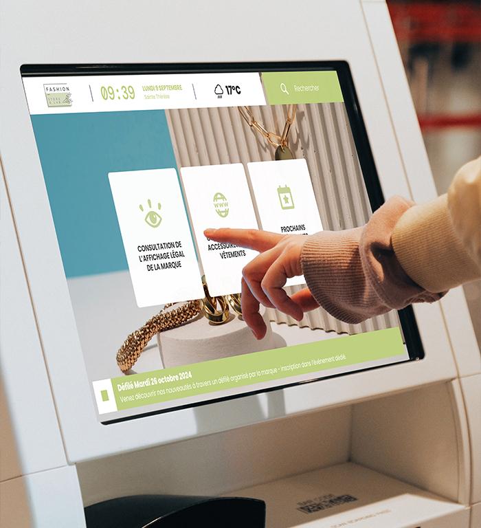 les documents consultables sur interface DISPLAY KIOSK