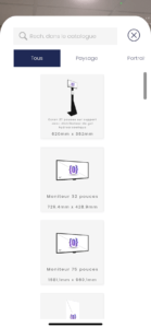 catalogue application realite augmentee DISPLAY AR